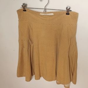 Effie's Heart Carnaby Skirt, Medium, yellow dots print